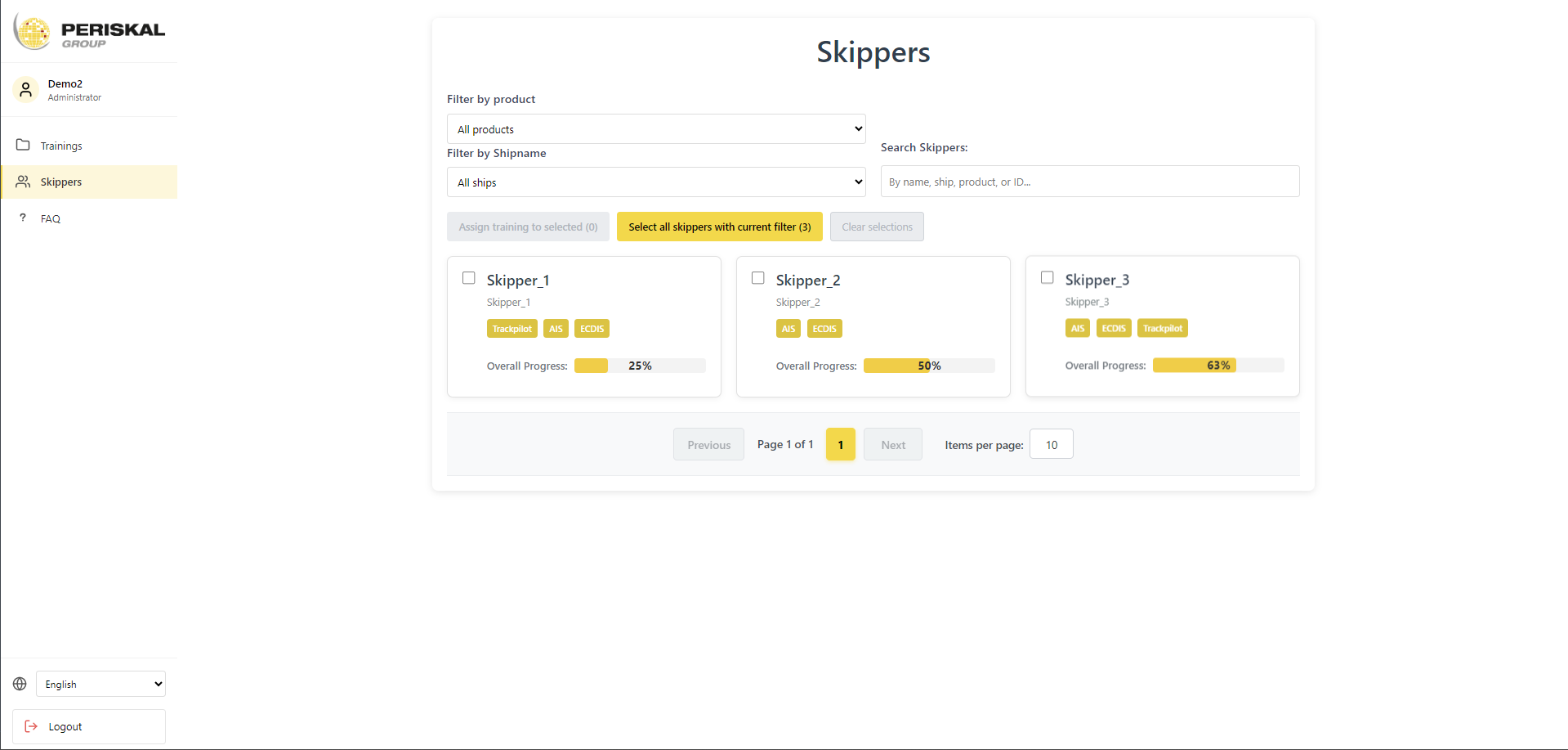 Screenshot Periskal Academy